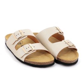 Γυναικεία Comfort Παντόφλα Plakton Χρώματος Χρυσό 180010
