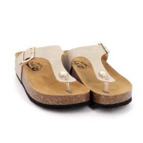 Γυναικεία Comfort Παντόφλα Plakton Χρώματος Χρυσό 341671