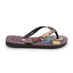 Γυναικεία Σαγιονάρα Havaianas Tropicana Vibes Χρώματος Μαύρο 4150170-0090
