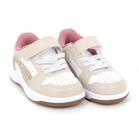 Παιδικό Αθλητικό Παπούτσι για Κορίτσι Puma Rebound V6 Lo AC+ Χρώματος Μπεζ 407463-01