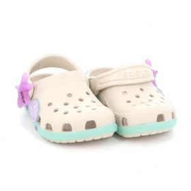Παιδικό Σαμπό για Κορίτσι Crocs Classic Sea Sparkle Shaker Cgt  Ανατομικό Χρώματος Μπεζ 213274-2MC
