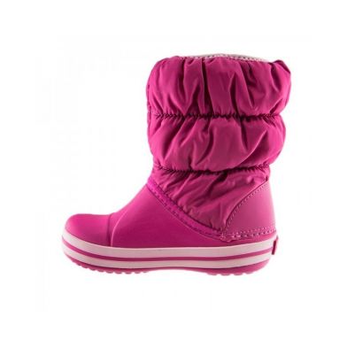 Crocs Μπότα Κορίτσι Winter Puff Boot Kids 14613-6X0 - ΦΟΥΞΙΑ