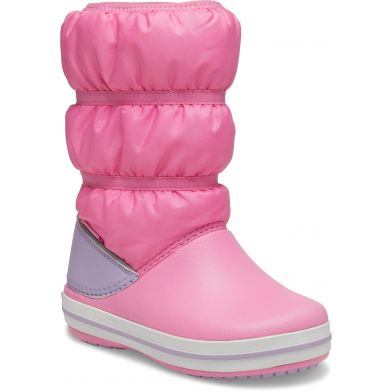 Crocs Μπότα Κορίτσι Crocband Winter Boot Kids 206550-6QM - ΡΟΖ