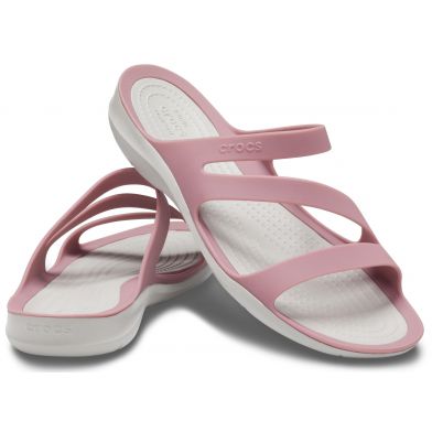 Γυναικεία Σαγιονάρα Ανατομική Crocs Swiftwater Sandal W Χρώματος Ροζ 203998-5PH