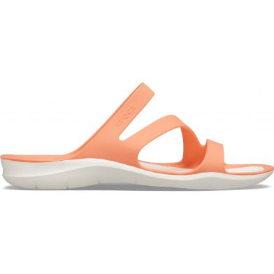 Γυναικεία Σαγιονάρα Ανατομική Crocs Swiftwater Sandal W Χρώματος Πορτοκαλί 203998-82Q