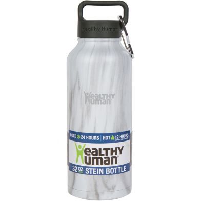 Παγούρι Θερμός Ανοξείδωτο Healthy Human Stein Bottle 32oz/946ml Χρώματος Λευκό- Γκρι HH0036