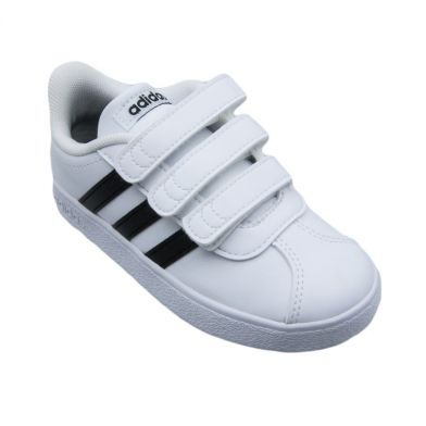 Παιδικό Αθλητικό Adidas Vl Court 2.0cmfc Δερμάτινο Χρώματος Λευκό DB1837