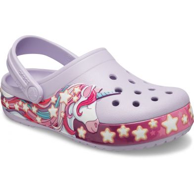 Παιδικό Σαμπό για Κορίτσι Ανατομικό Crocs Funlad Unicorn Band Χρώματος Μωβ 206270-530
