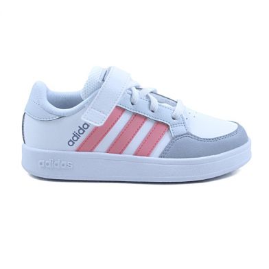 Παιδικό Αθλητικό για Κορίτσι Adidas Breaknet C Δερμάτινο Χρώματος Λευκό FZ0107