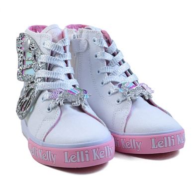 Παιδικό Μποτάκι για Κορίτσι Lelli Kelly Unicorn Wings Πάνινο Λευκό LK1330..