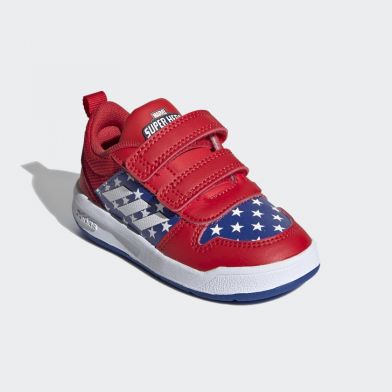 Παιδικό Αθλητικό για Αγόρι Adidas Captain American Tensaur Shoes Δερμάτινο Χρώματος Κόκκινο FY9193