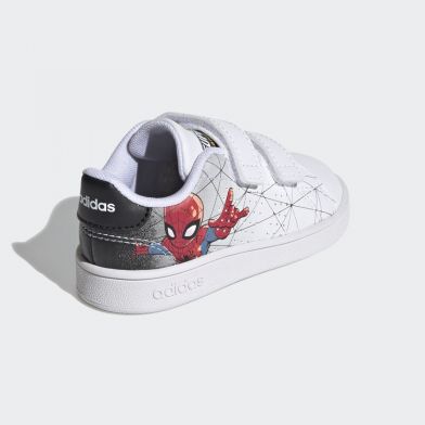 Παιδικό Αθλητικό για Αγόρι Adidas Advantage Shoes-Spiderman Χρώματος Λευκό FY9253