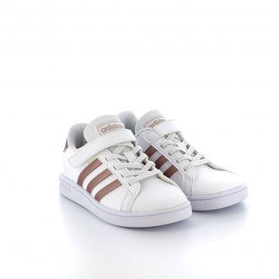 Παιδικό Αθλητικό για Κορίτσι Adidas Grand Court Shoes Δερμάτινο Χρώματος Λευκό EF0107