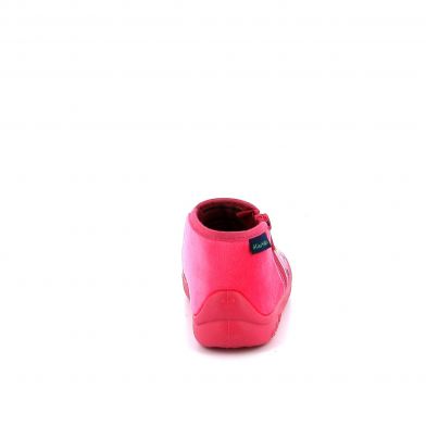 Παιδική Παντόφλα για Κορίτσι Ανατομική Mini Max Υφασμάτινη Χρώματος Φούξια G-XORO