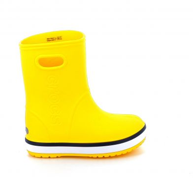 Παιδική Γαλότσα Αδιάβροχη Crocs Crocdand Rain Boot Kids Χρώματος Κίτρινο 205827-734