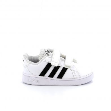 Παιδικό Αθλητικό Adidas Grand Court Shoes Δερμάτινο Χρώματος Λευκό EF0118