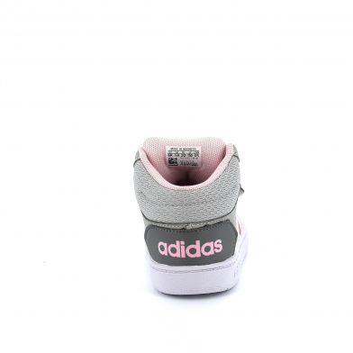 Παιδικό Αθλητικό Μποτάκι για Κορίτσι Adidas Hoops 2.0 Mid Shoes Χρώματος Γκρι GZ7779