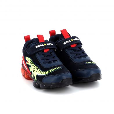Children's Sports Boots for Boys Bull Boys Dinosauro Mid Lights With Blue Lights BB2131EE01