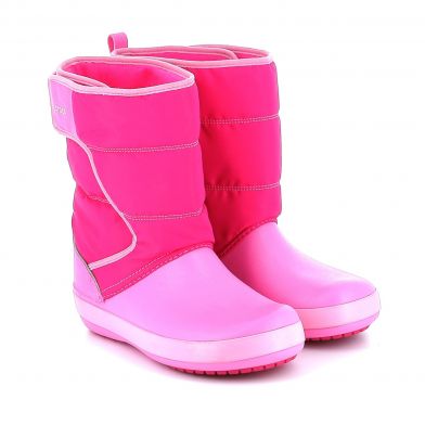 Παιδική Γαλότσα για Κορίτσι Crocs Χρώματος Ροζ 204660-6LR