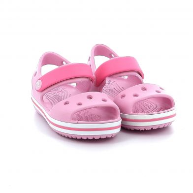 Παιδικό Πέδιλο για Κορίτσι Ανατομικό Crocs Crocband Sandal Χρώματος Ροζ 12856-6GD