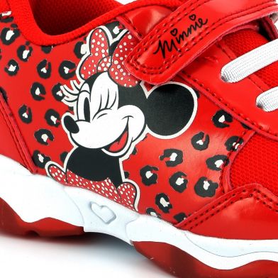 Παιδικό Αθλητικό για Κορίτσι Minnie Mouse Με Φωτάκια Ανατομικό Χρώματος Κόκκινο DM008845