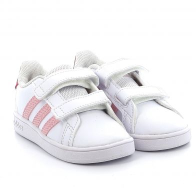 Παιδικό Αθλητικό για Κορίτσι Adidas Crand Court Χρώματος Λευκό GX5751