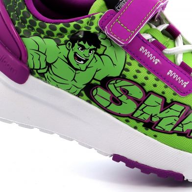 Παιδικό Αθλητικό για Αγόρι Adidas X Marvel Super Hero Adventures Hulk Racer Tr21 Shoes Χρώματος Λαχανί GY5535