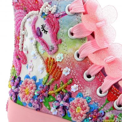 Παιδικό Μποτάκι Πάνινο για Κορίτσι Lelli Kelly Unicorn Mid Πολύχρωμο LKED1002BX02