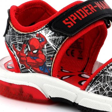 Παιδικό Πέδιλο για Αγόρι Spiderman Με Φωτάκια Χρώματος Κόκκινο Sp010295