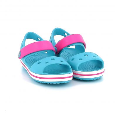 Παιδικό Πέδιλο για Κορίτσι Crocs Crocband Sandal Kids Ανατομικό Χρώματος Βεραμάν 12856-4SL