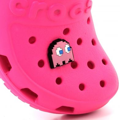 Αξεσουάρ Διακοσμητικό Παπουτσιών Crocs Pac Man Pinky Χρώματος Ροζ 10007407
