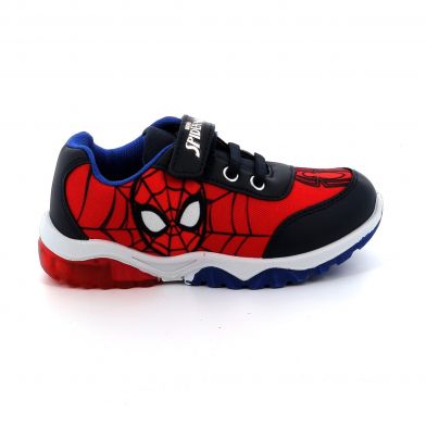 Παιδικό Αθλητικό Παπούτσι για Αγόρι Spider Man με Φωτάκι Χρώματος Κόκκινο SP010975