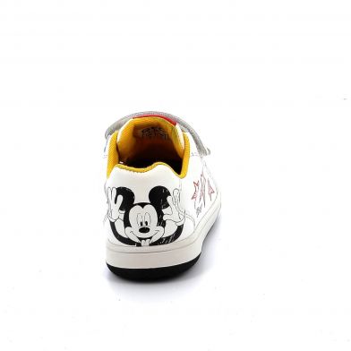 Παιδικό Χαμηλό Casual για Αγόρι Ανατομικό Geox Mickey Χρώματος Λευκό B251LA 00085 C0404
