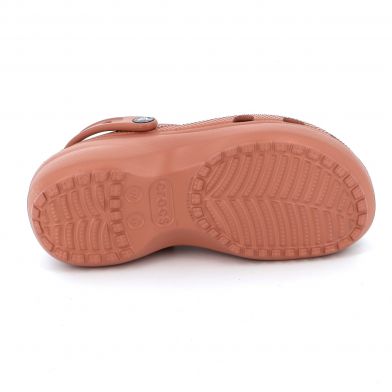 Γυναικείο Σαμπό Crocs Classic Platform Clog W Χρώματος Σομόν 206750-6RL