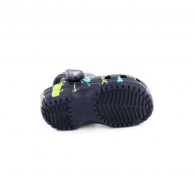 Παιδικό Σαμπό Crocs Classic Monster Print Clog Ανατομικό Χρώματος Μπλε 206883-410