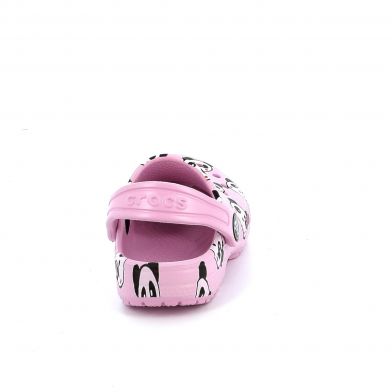 Παιδικό Σαμπό για Κορίτσι Crocs Classic Panda Print Cloa Kids Χρώματος Ροζ 206999-6GD