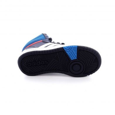 Παιδικό Αθλητικό Μποτάκι για Αγόρι Adidas Hoops Mid Χρώματος Μπλε GW0400