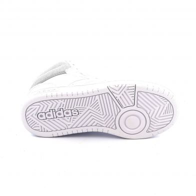 Παιδικό Αθλητικό Μποτάκι για Αγόρι Adidas Hoops Mid Χρώματος Λευκό GW0401