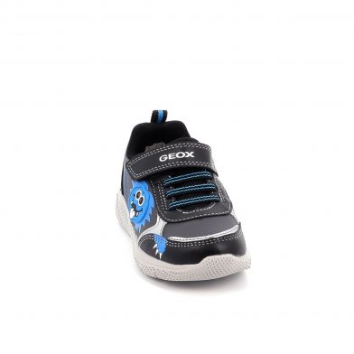 Παιδικό Αθλητικό Παπούτσι για Αγόρι Ανατομικό με On-Off Φωτάκια Geox Χρώματος Μπλε B264UB 000BC C9221