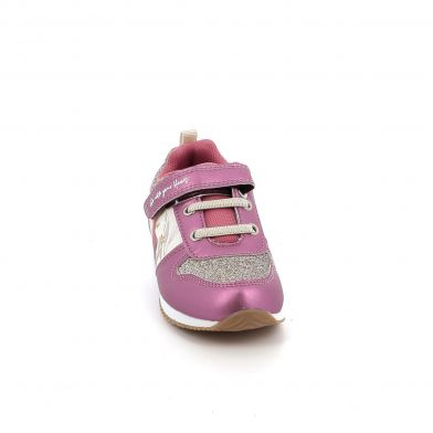 Παιδικό Αθλητικό Παπούτσι για Κορίτσι Frozen με Φωτάκια Χρώματος Μωβ Fz011405