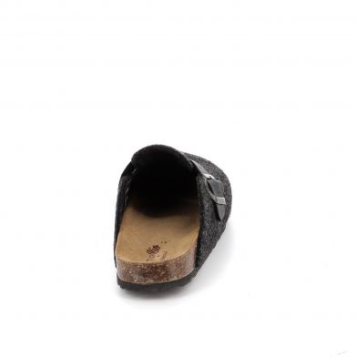 Ανδρική Παντόφλα Ανατομική Naturbio Χρώματος Μαύρο 580-22530-19.1