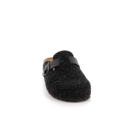 Ανδρική Παντόφλα Ανατομική Naturbio Χρώματος Μαύρο 580-22530-19.1