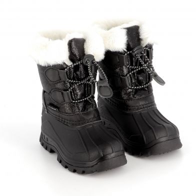 Kids Apres Ski Boots for Girls Kickers Seal Snow Color Black 653264-10 81