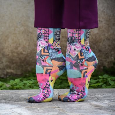 Γυναικείες Κάλτσες Wigglesteps Πολύχρωμες SCULPTURE