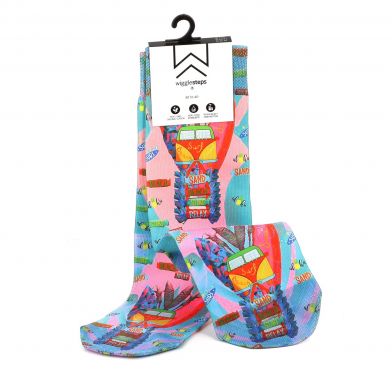 Γυναικείες Κάλτσες Wigglesteps Πολύχρωμες VINTAGE CARAVAN-W