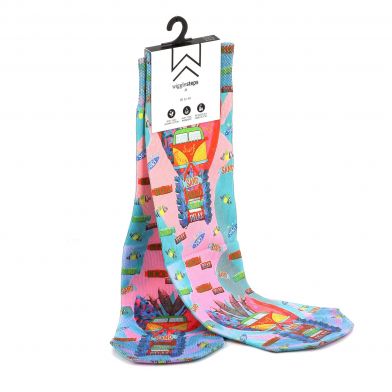 Γυναικείες Κάλτσες Wigglesteps Πολύχρωμες VINTAGE CARAVAN-W