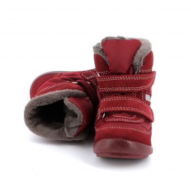 Kid's Boot for Girls Kickers Kimbak Burgundy 878581-10 18