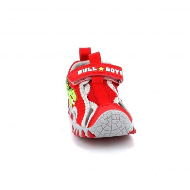 Παιδικό Κλειστό Πέδιλο για Αγόρι Bull Boys T-Rex με Φωτάκια Χρώματος Κόκκινο DNCL2140AD01