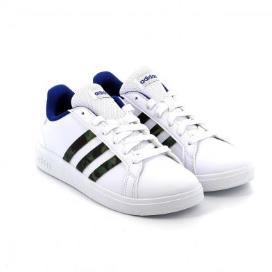 Παιδικό Αθλητικό Παπούτσι για Αγόρι Adidas Grand Court Lifestyle Lace Tennis Shoes Χρώματος Λευκό GV6796