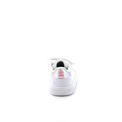 Παιδικό Αθλητικό Παπούτσι για Κορίτσι Adidas Grand Court Lifestyle Court Hook And Loop Shoes Χρώματος Λευκό GY2328